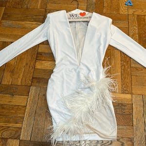 White Birthday Dress- Size M